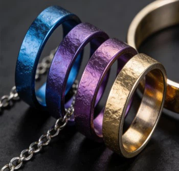Why do titanium jewelry come in different colors? Why do titanium jewelry come in different colors?
